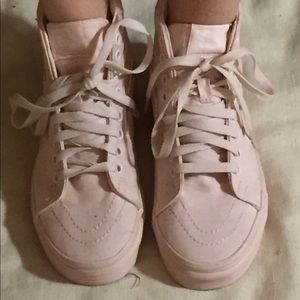 Pink high-top Vans!